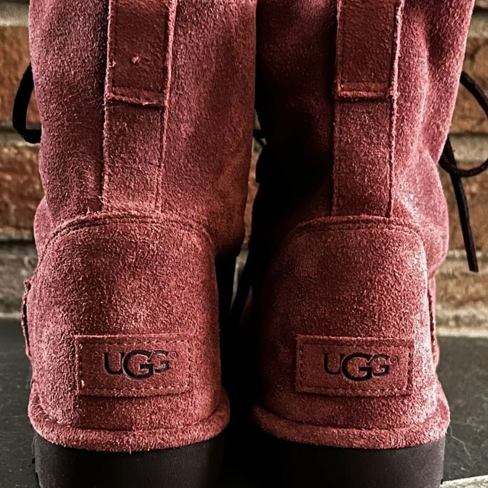 New Unlined Lace up UGG Boots